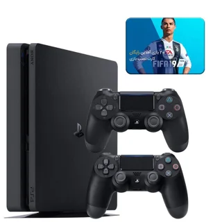 کنسول بازی سونی مدل Playstation 4 Slim ریجن 3 سری CUH-2218B ظرفیت 1 ترابایت به همراه کارت  102308186