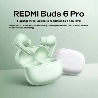 هدفون بلوتوثی شیائومی مدل Redmi Buds 6 Pro با نویز کنسلینگ فعال (ANC)، نویز کنسلینگ میکروف 101810968